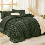 Bedsure Tufted Boho Comforter Set Queen Size - Image 7