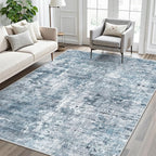 Soalmost Abstract Rug 5x7 Washable Area Rugs - Image 2