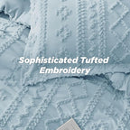 Bedsure Tufted Boho Comforter Set Full Size - Image 4