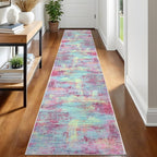 Abstract Runner Rug 2x12 Ft Washable Runners by iOhouze