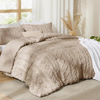 Bedsure Tufted Boho Comforter Set Full Size - Image 2