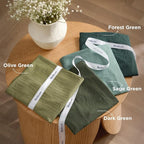 Bedsure California King Comforter Set, Dark Green Soft Prewashed Bedding - Image 8
