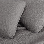 Chezmoi Collection Austin 3-piece Oversized Bedspread Coverlet Set - Image 8