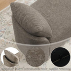 Usaint 58.3" Upholstered Storage Ottoman Bench - Image 6