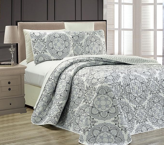 Fancy Collection 3 Pc Bedspread Bed Cover New by Fancy+Linen