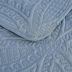 Chezmoi Collection Austin Full/Double Oversized Bedspread Set, 3-Piece Pinsonic - Image 5